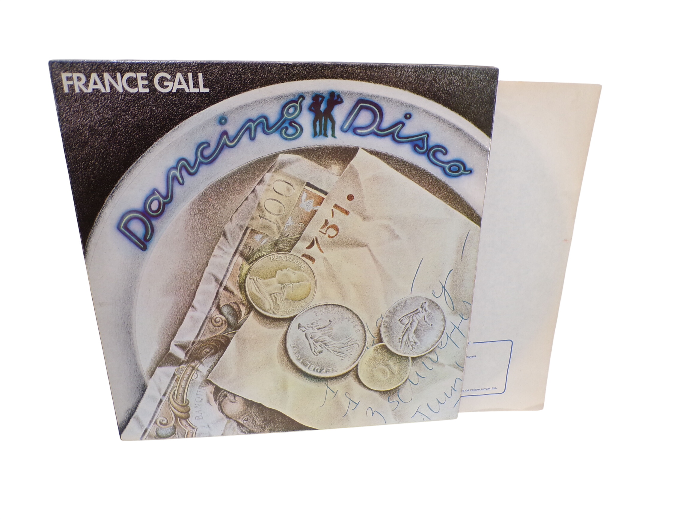 Vinyle France Gall "Dancing Disco" Très bon état -  reconditionné disponible sur Label Emmaüs